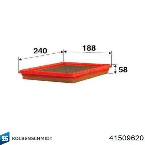 41509620 Kolbenschmidt Pistão do kit para 1 cilindro, 2ª reparação ( + 0,50)