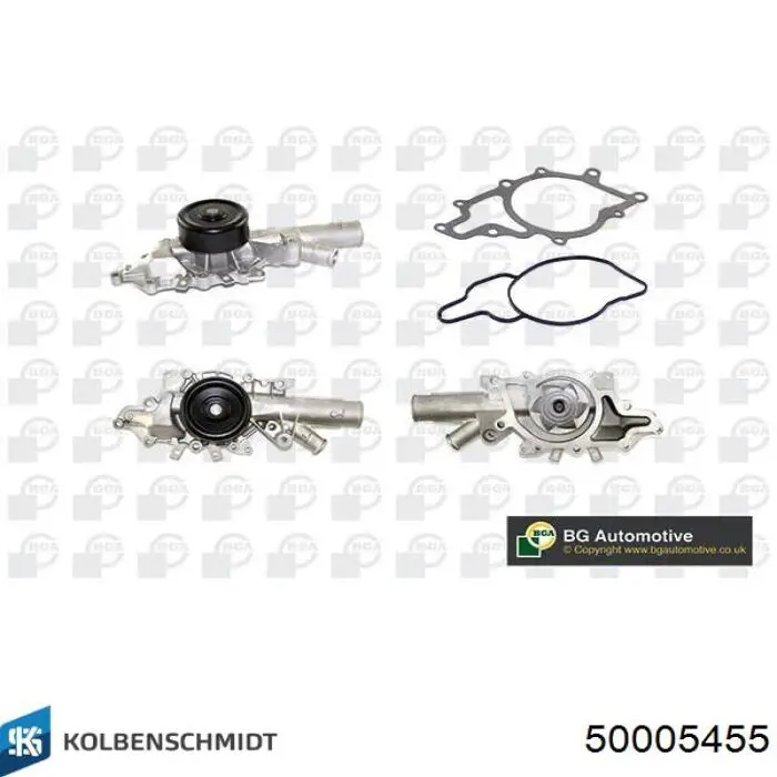 Compre 50005455 Kolbenschmidt Bomba de água (bomba) de esfriamento
