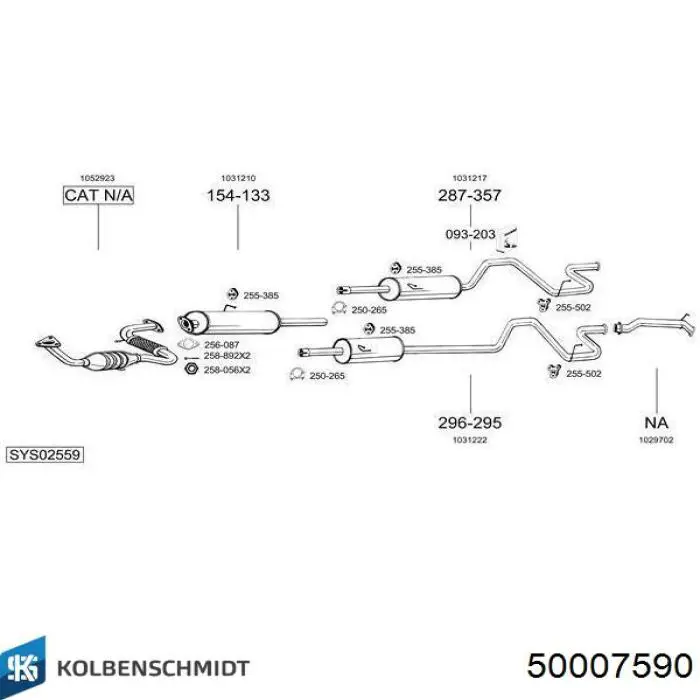 Árvore distribuidora de motor Kolbenschmidt 50007590 preço, a partir de 165,05 USD