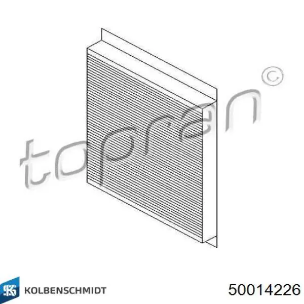 Compre 50014226 Kolbenschmidt Filtro de salão