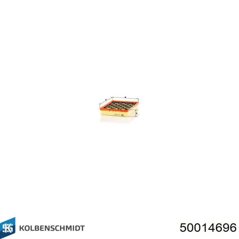 Filtro de ar Kolbenschmidt 50014696 preço, a partir de 15,72 USD