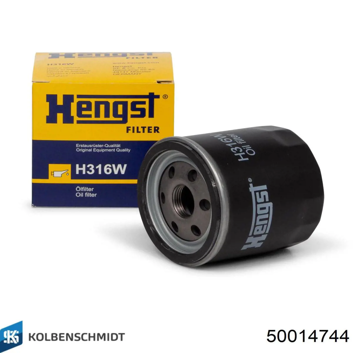 Filtro de óleo Kolbenschmidt 50014744 preço, a partir de 11,10 USD
