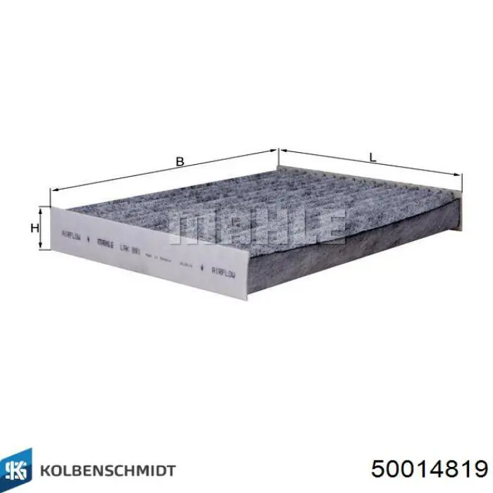 50014819 Kolbenschmidt Filtro de salão