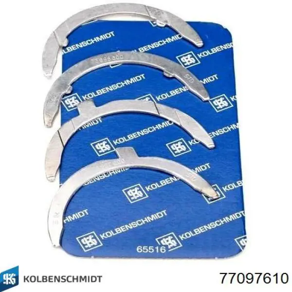 77097610 Kolbenschmidt Folhas inseridas de cambota de biela, kit, 1ª reparação ( + 0,25)