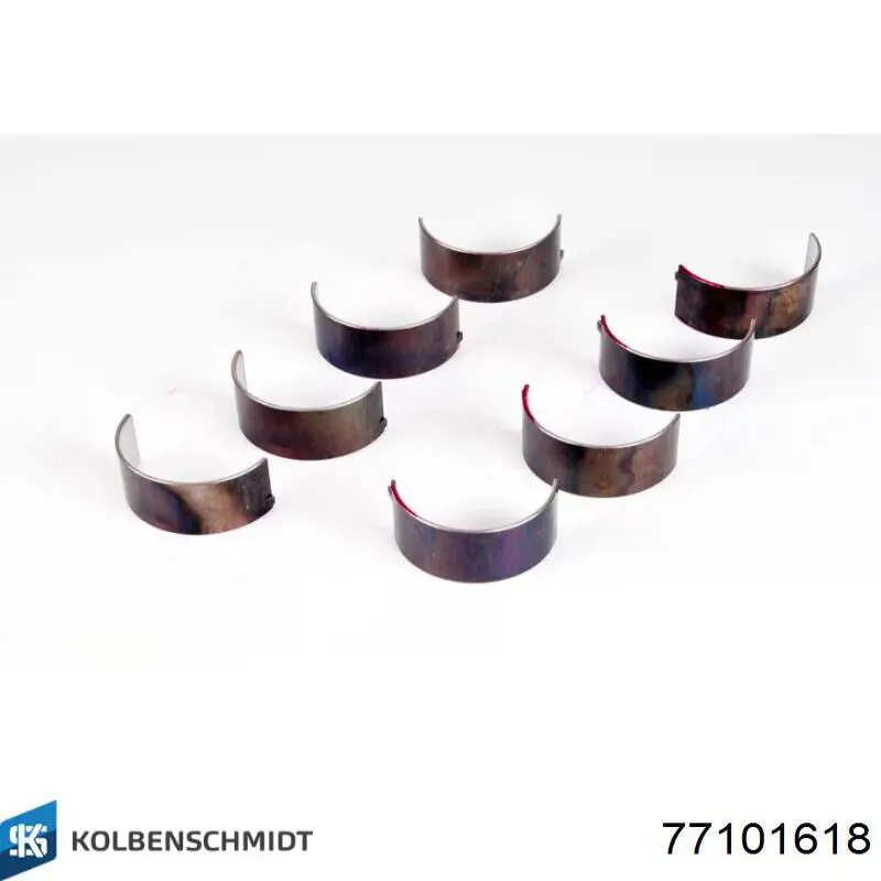77101618 Kolbenschmidt Folhas inseridas de cambota de biela, kit, 1ª reparação ( + 0,25)