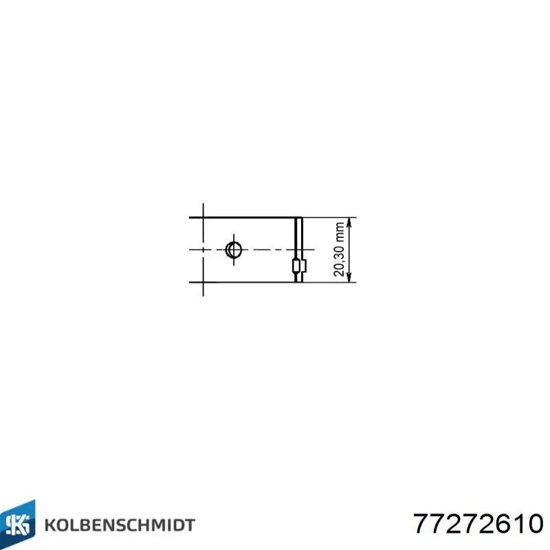 Folhas inseridas de cambota de biela, kit, 1ª reparação ( + 0,25) Kolbenschmidt 77272610 preço, a partir de 24,58 USD