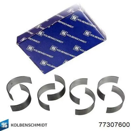 Compre 77307600 Kolbenschmidt Folhas inseridas de cambota de biela, kit, padrão (STD)