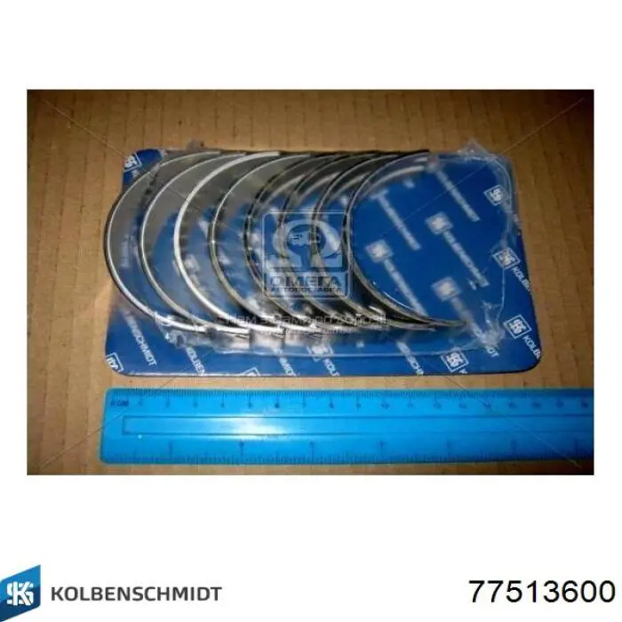 Compre 77513600 Kolbenschmidt Folhas inseridas principais de cambota, kit, padrão (STD)