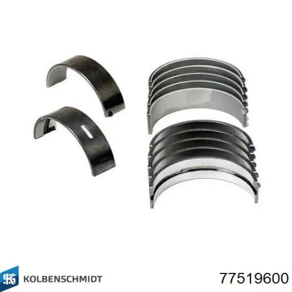 Folhas inseridas principais de cambota, kit, padrão (STD) Kolbenschmidt 77519600 preço, a partir de 62,07 USD