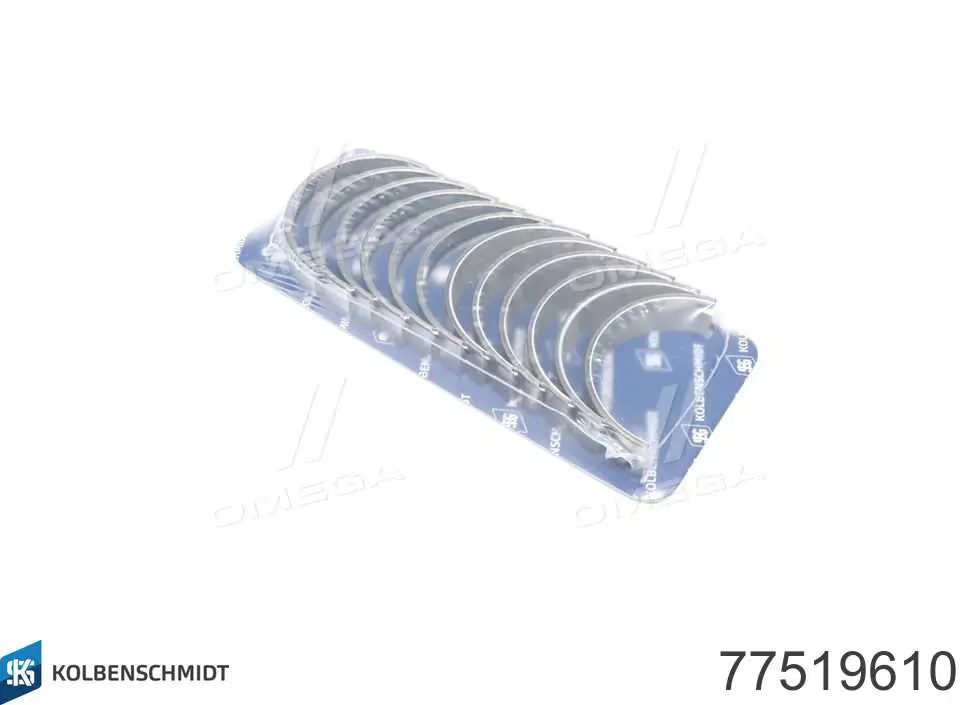 77519610 Kolbenschmidt Folhas inseridas principais de cambota, kit, 1ª reparação ( + 0,25)