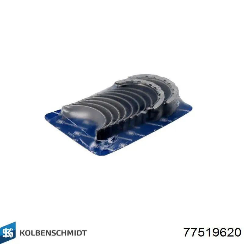 Compre 77519620 Kolbenschmidt Folhas inseridas principais de cambota, kit, 2ª reparação ( + 0,50)