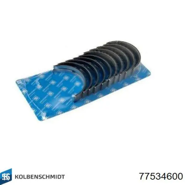 Folhas inseridas principais de cambota, kit, padrão (STD) Kolbenschmidt 77534600 preço, a partir de 39,66 USD