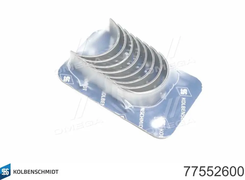 77552600 Kolbenschmidt Folhas inseridas de cambota de biela, kit, padrão (STD)
