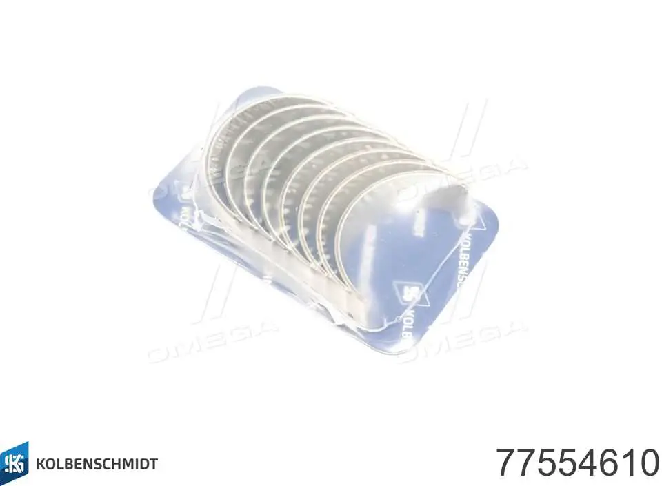 77554610 Kolbenschmidt Folhas inseridas de cambota de biela, kit, 1ª reparação ( + 0,25)