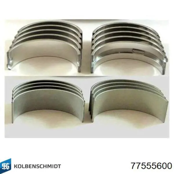 Compre 77555600 Kolbenschmidt Folhas inseridas de cambota de biela, kit, padrão (STD)