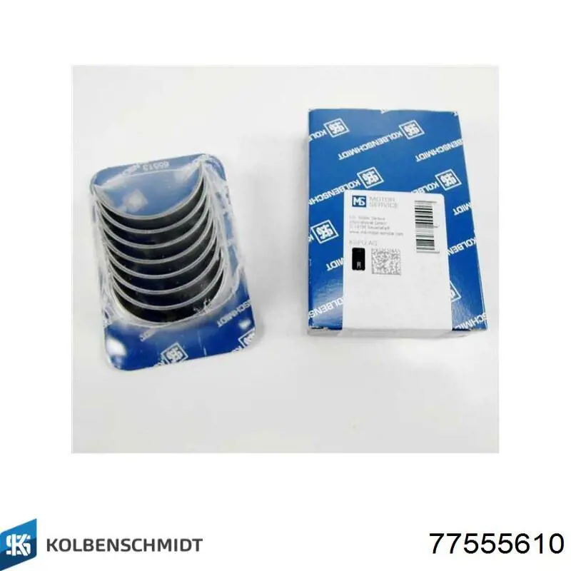 Compre 77555610 Kolbenschmidt Folhas inseridas de cambota de biela, kit, 1ª reparação ( + 0,25)
