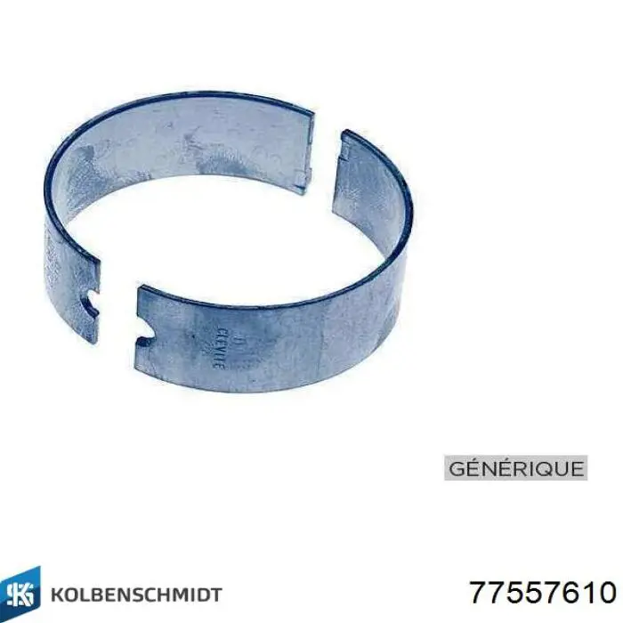 77557610 Kolbenschmidt Folhas inseridas de cambota de biela, kit, 1ª reparação ( + 0,25)