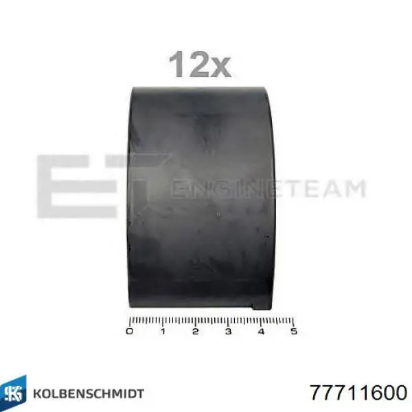 77711600 Kolbenschmidt Folhas inseridas de cambota de biela, kit, padrão (STD)