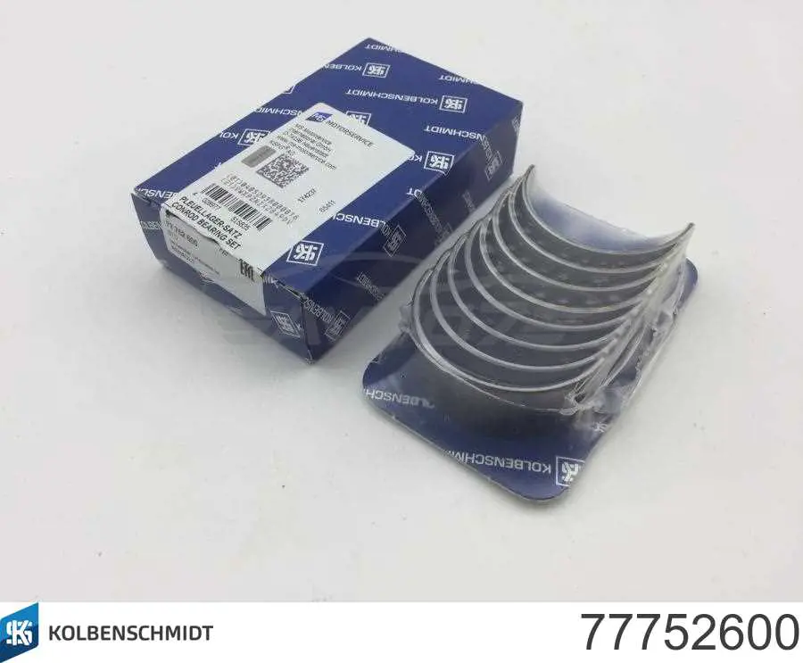 Compre 77752600 Kolbenschmidt Folhas inseridas de cambota de biela, kit, padrão (STD)