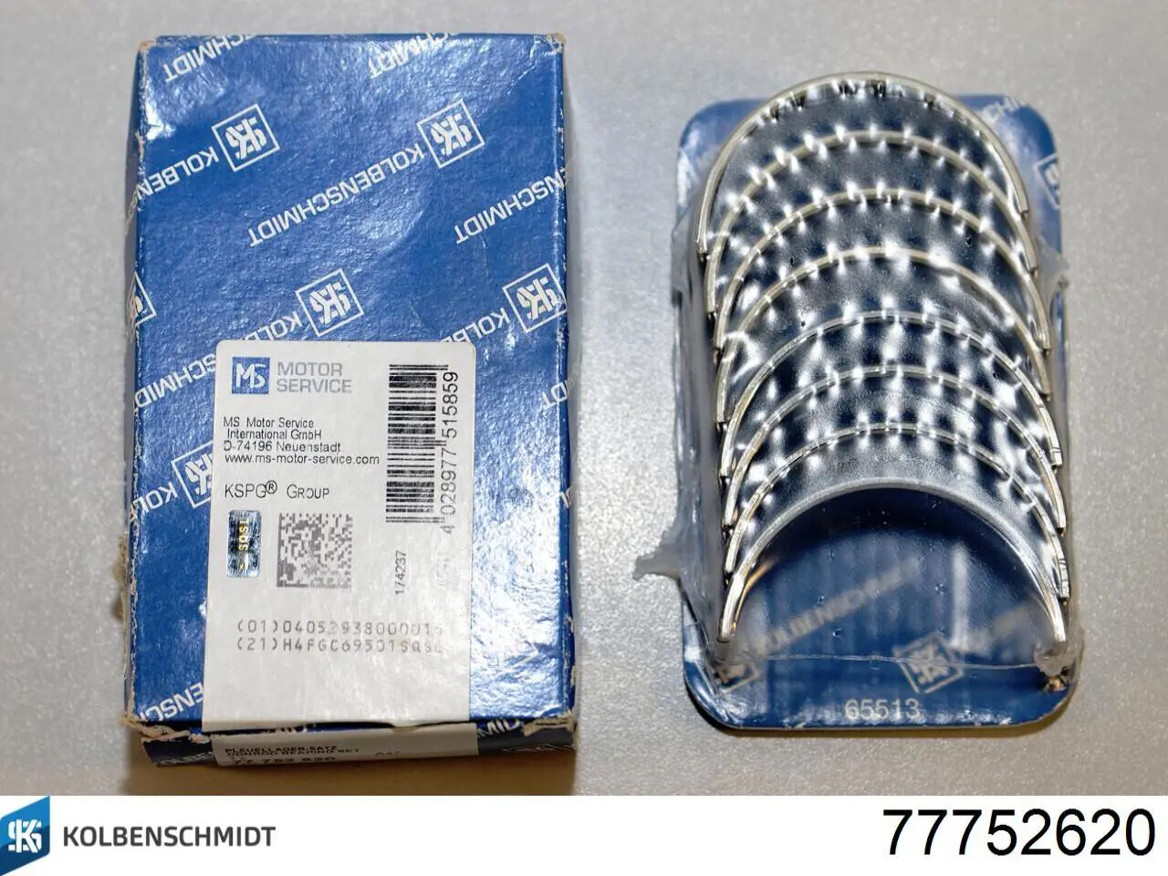 Folhas inseridas de cambota de biela, kit, 2ª reparação ( + 0,50) Kolbenschmidt 77752620 preço, a partir de 20,54 USD