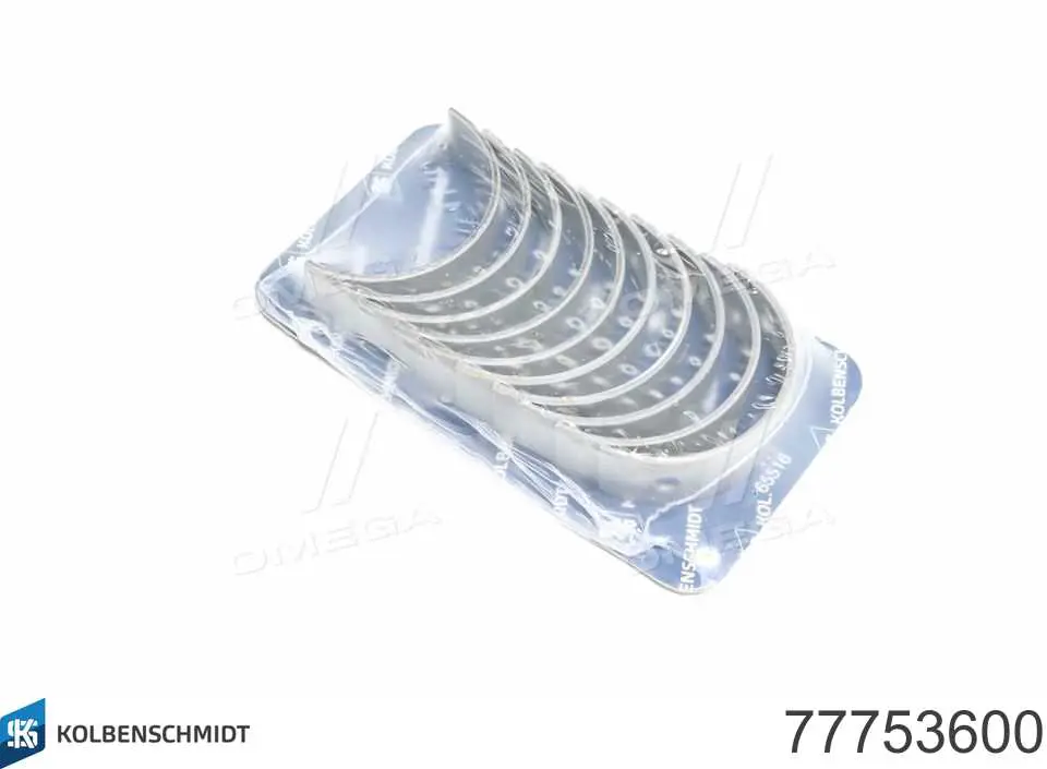 Folhas inseridas principais de cambota, kit, padrão (STD) Kolbenschmidt 77753600 preço, a partir de 33,68 USD