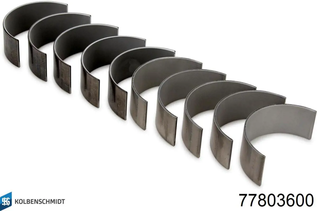 Compre 77803600 Kolbenschmidt Folhas inseridas de cambota de biela, kit, padrão (STD)