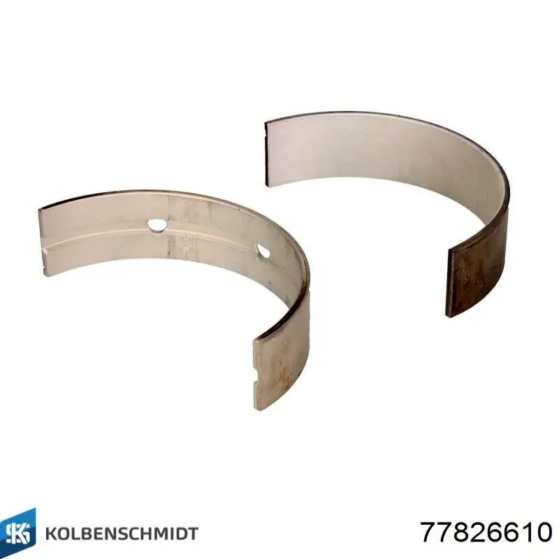 77826610 Kolbenschmidt Folhas inseridas principais de cambota, kit, 1ª reparação ( + 0,25)