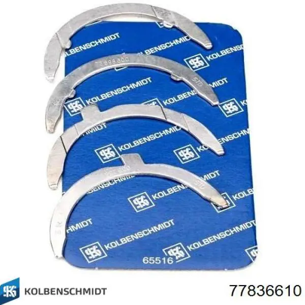 Folhas inseridas de cambota de biela, kit, 1ª reparação ( + 0,25) Kolbenschmidt 77535610