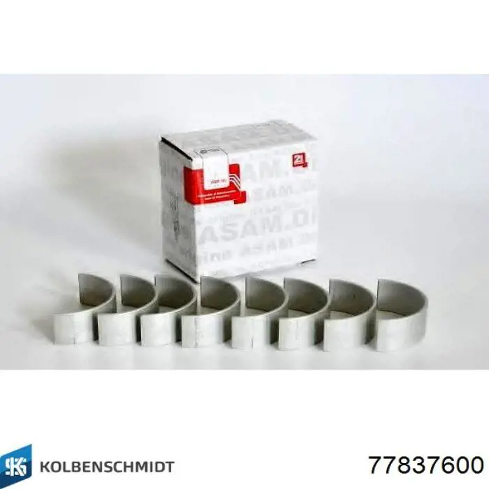 77837600 Kolbenschmidt Folhas inseridas de cambota de biela, kit, padrão (STD)