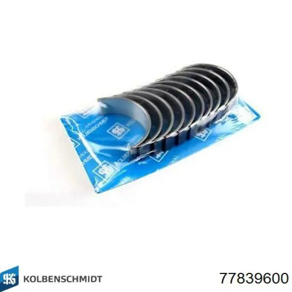 Compre 77839600 Kolbenschmidt Folhas inseridas principais de cambota, kit, padrão (STD)