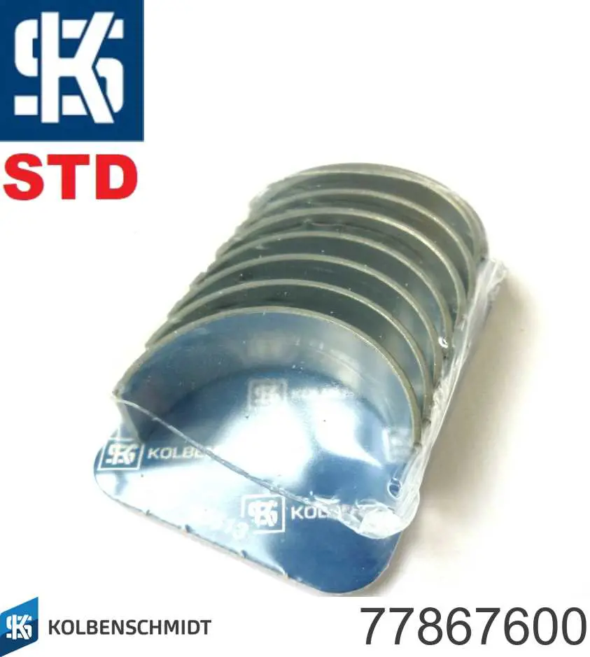Compre 77867600 Kolbenschmidt Folhas inseridas de cambota de biela, kit, padrão (STD)