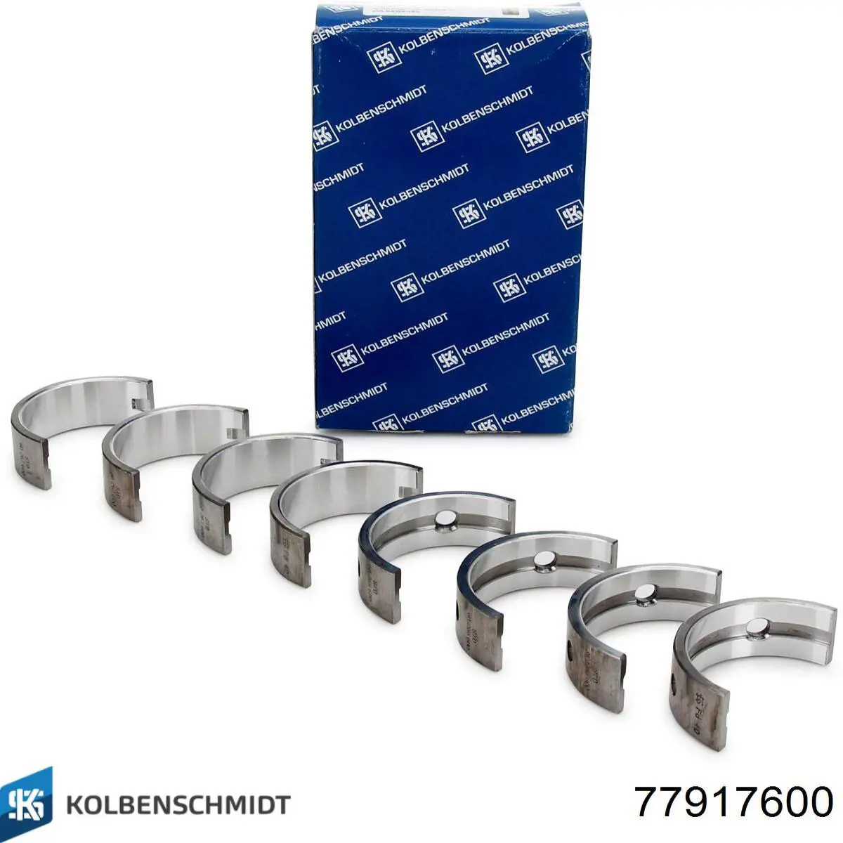 Compre 77917600 Kolbenschmidt Folhas inseridas principais de cambota, kit, padrão (STD)