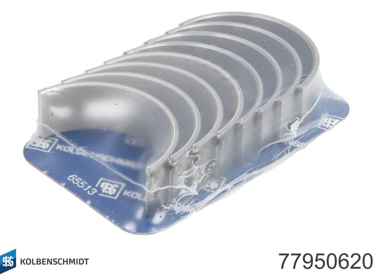 77950620 Kolbenschmidt Folhas inseridas de cambota de biela, kit, 2ª reparação ( + 0,50)