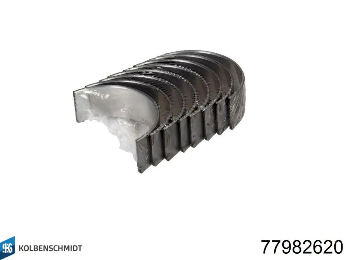 77982620 Kolbenschmidt Folhas inseridas de cambota de biela, kit, 2ª reparação ( + 0,50)