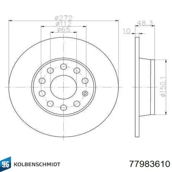 Folhas inseridas principais de cambota, kit, 1ª reparação ( + 0,25) Kolbenschmidt 77983610 preço, a partir de 42,02 USD