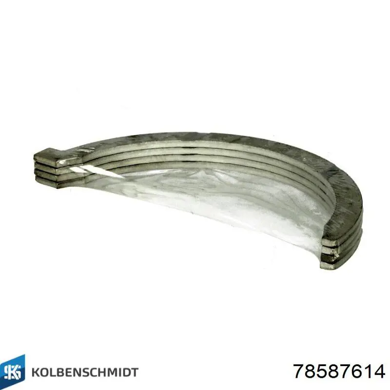 Folhas inseridas principais de cambota, kit, 1ª reparação ( + 0,25) 78587614 Kolbenschmidt
