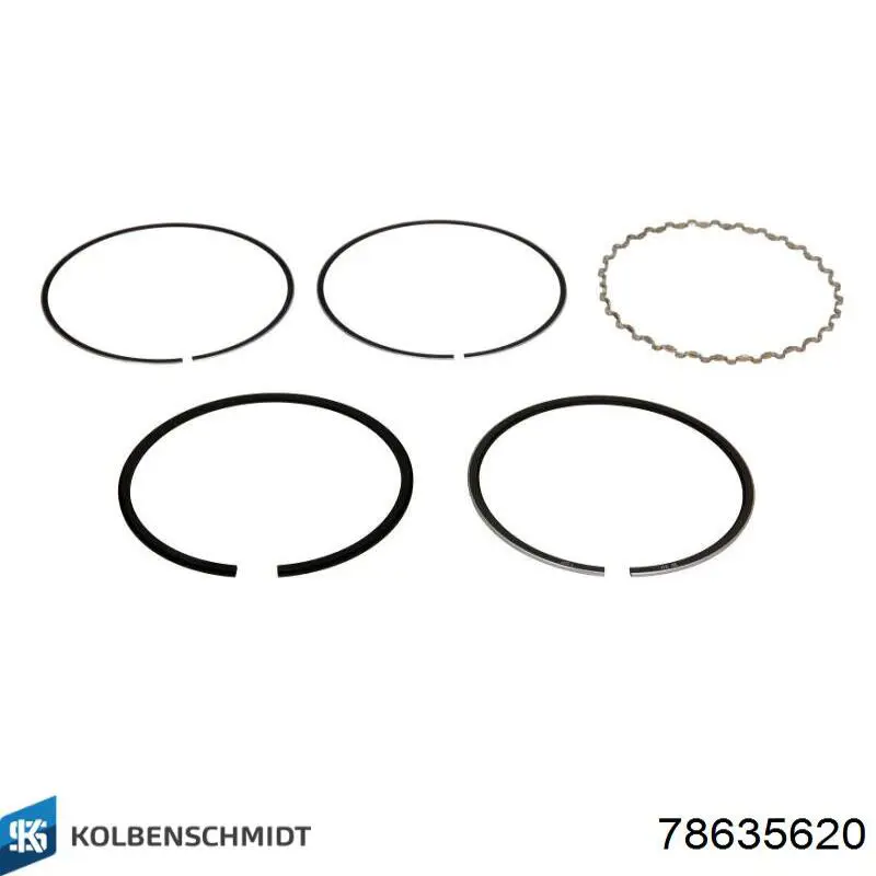 Compre 78635620 Kolbenschmidt Semianel de suporte (de carreira) de cambota, 2ª reparação (0,50), kit