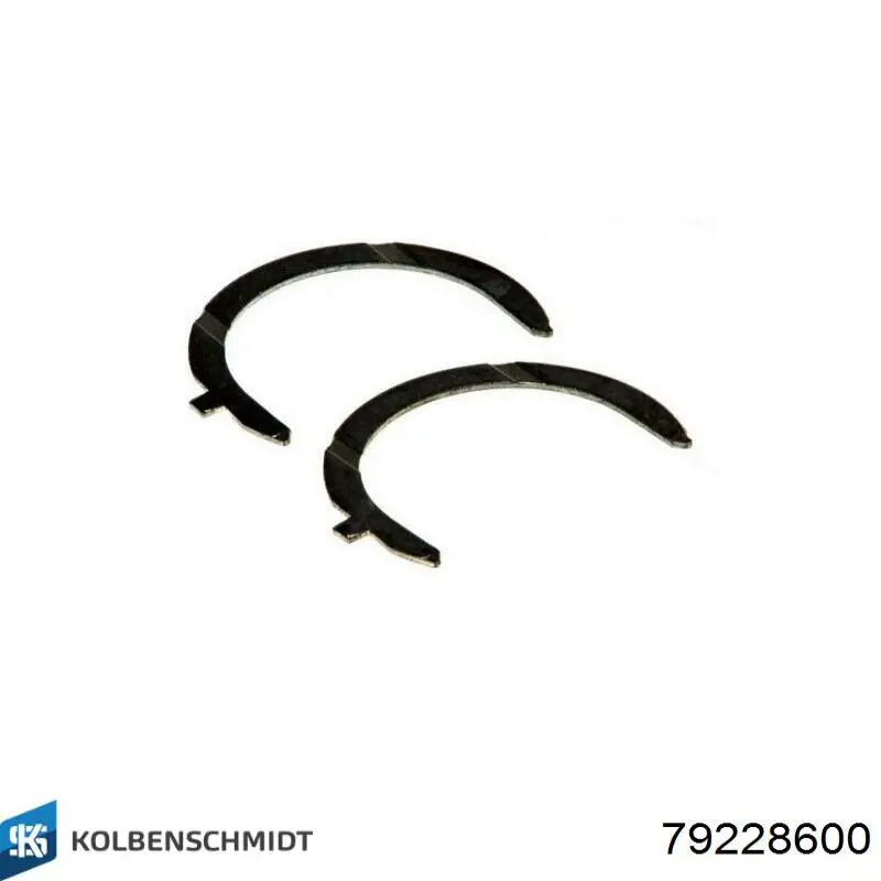 79228600 Kolbenschmidt Semianel de suporte (de carreira) de cambota, STD, kit