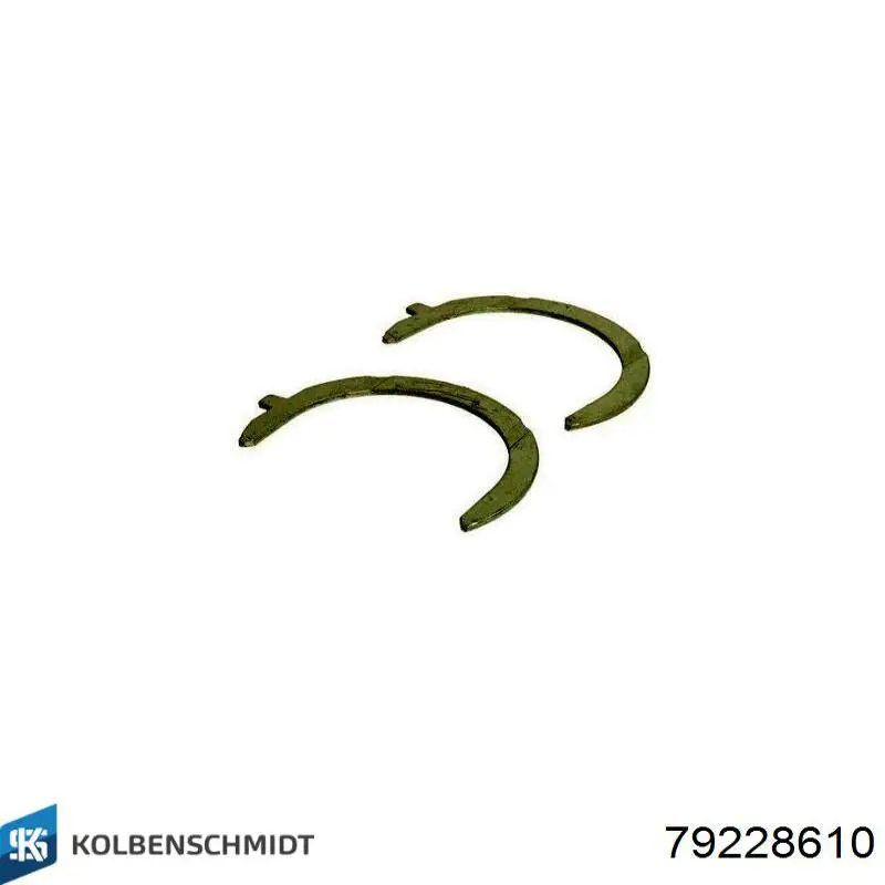 79228610 Kolbenschmidt Semianel de suporte (de carreira) de cambota, 1ª reparação, kit