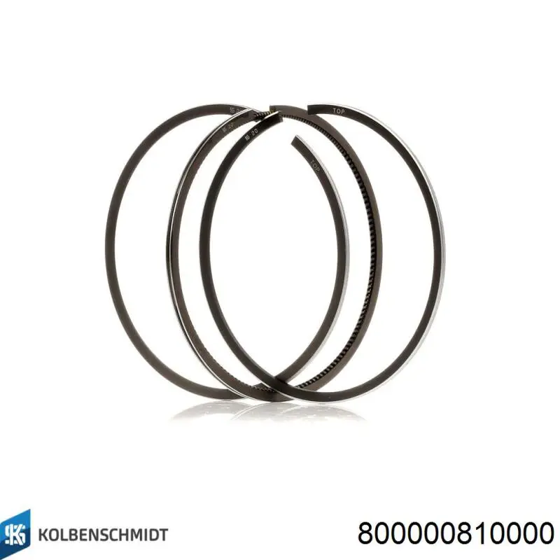 800000810000 Kolbenschmidt Anéis do pistão para 1 cilindro, STD.