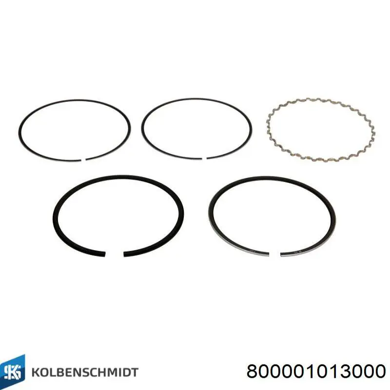 Anéis do pistão para 1 cilindro, STD. 800001013000 Kolbenschmidt