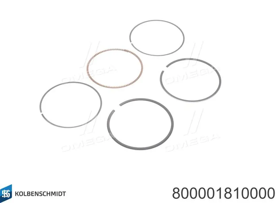 Anéis do pistão para 1 cilindro, STD. Kolbenschmidt 800001810000 preço, a partir de 26,82 USD