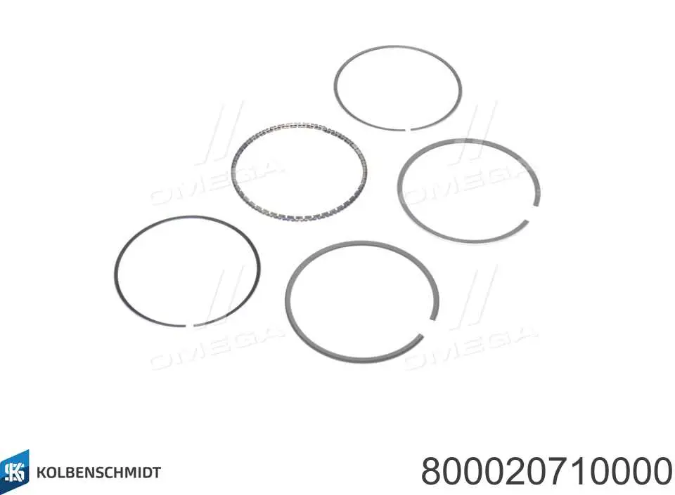 Anéis do pistão para 1 cilindro, STD. Kolbenschmidt 800020710000 preço, a partir de 17,89 USD