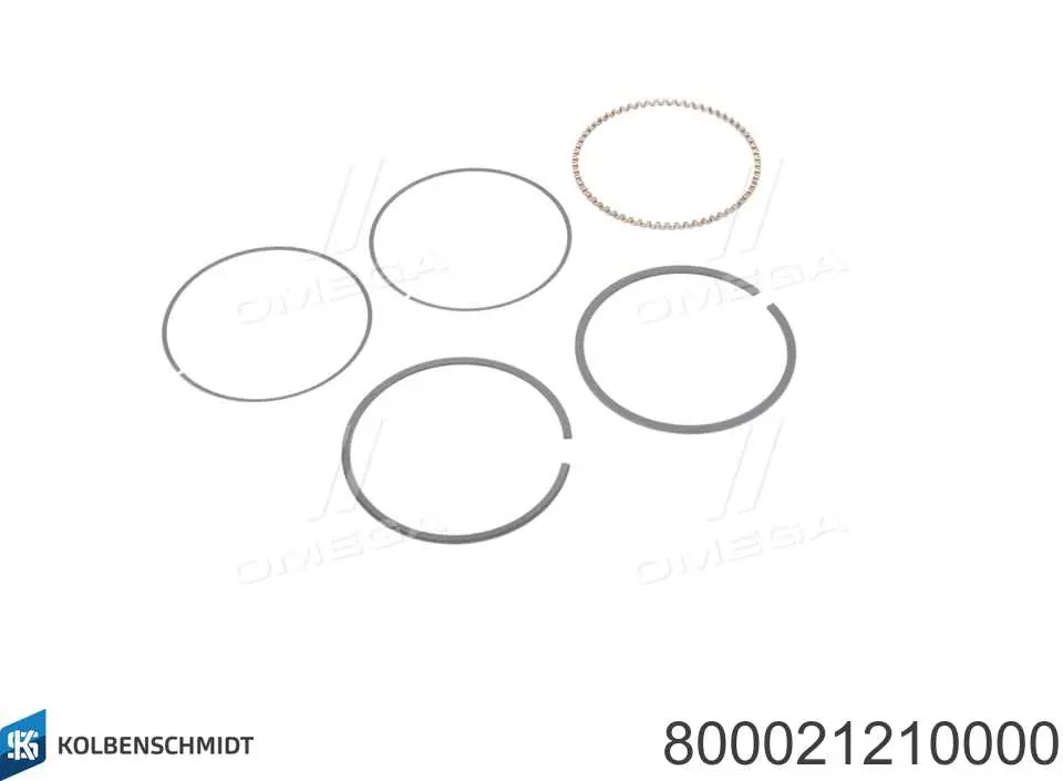 Anéis do pistão para 1 cilindro, STD. Kolbenschmidt 800021210000 preço, a partir de 13,42 USD