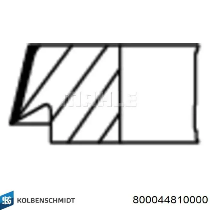 Anéis do pistão para 1 cilindro, STD. Kolbenschmidt 800044810000 preço, a partir de 14,72 USD
