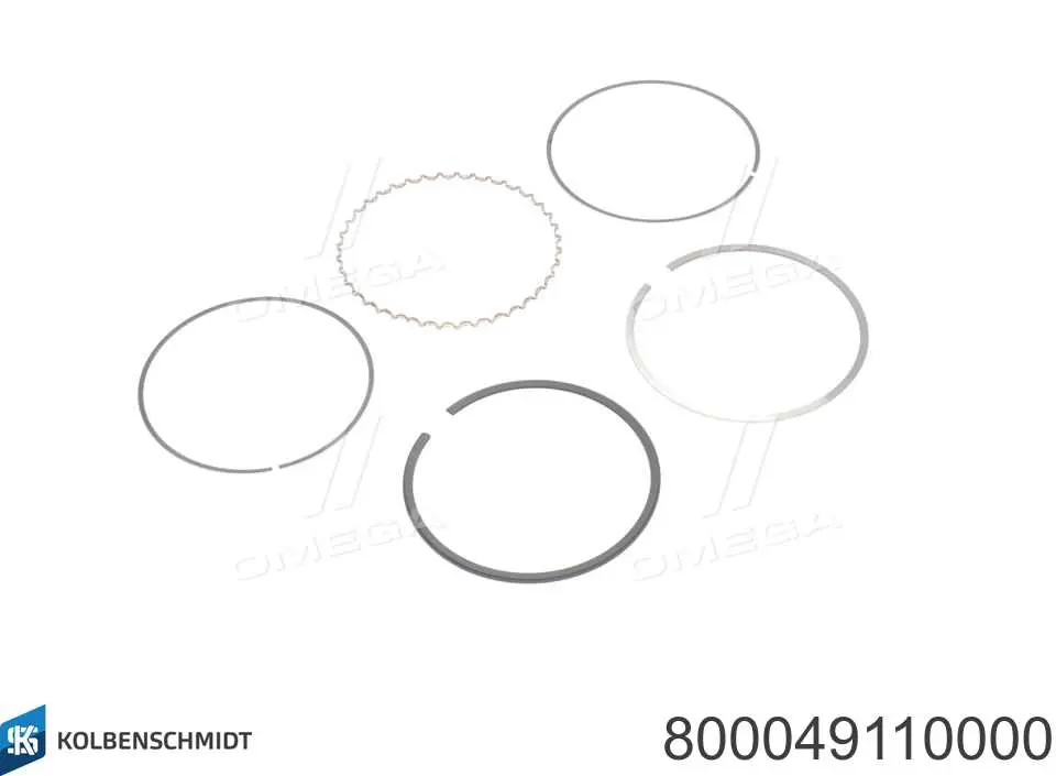 Anéis do pistão para 1 cilindro, STD. Kolbenschmidt 800049110000 preço, a partir de 27,93 USD