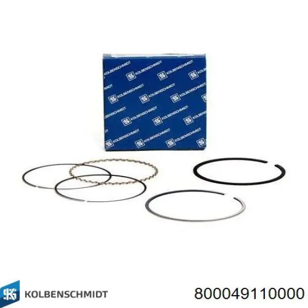 Compre 800049110000 Kolbenschmidt Anéis do pistão para 1 cilindro, STD.