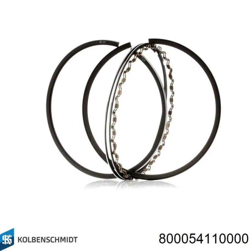 Anéis do pistão para 1 cilindro, STD. Kolbenschmidt 800054110000 preço, a partir de 16,56 USD