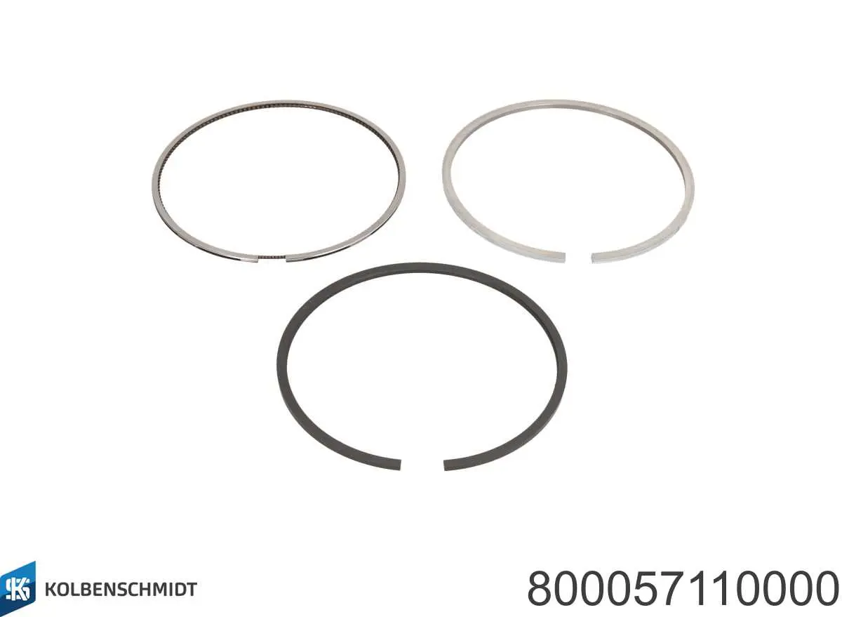 800057110000 Kolbenschmidt Anéis do pistão para 1 cilindro, STD.