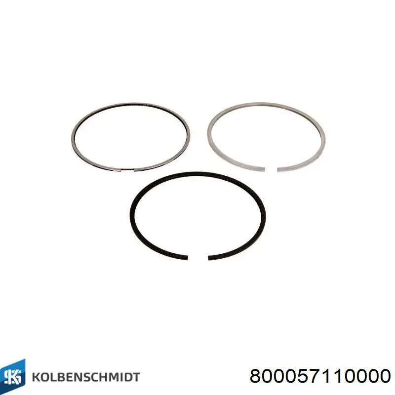 Anéis do pistão para 1 cilindro, STD. Kolbenschmidt 800057110000 preço, a partir de 35,58 USD